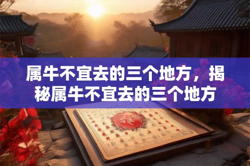 属牛不宜去的三个地方，揭秘属牛不宜去的三个地方