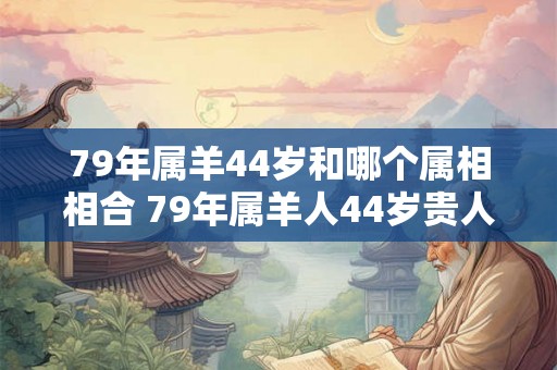 79年属羊44岁和哪个属相相合 79年属羊人44岁贵人属相是谁