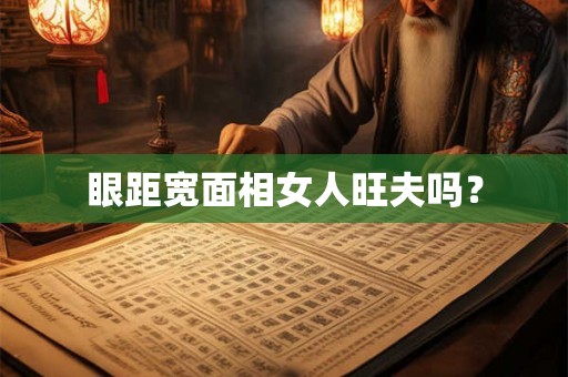 眼距宽面相女人旺夫吗？