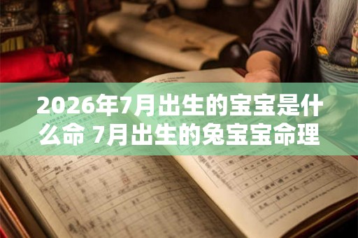 2026年7月出生的宝宝是什么命 7月出生的兔宝宝命理性格详解