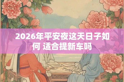 2026年平安夜这天日子如何 适合提新车吗
