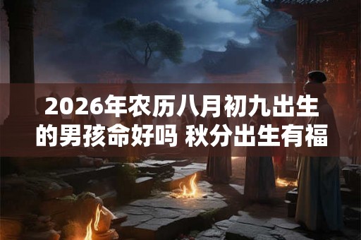 2026年农历八月初九出生的男孩命好吗 秋分出生有福气吗 2026年农历八月初九出生的男孩命好吗 秋分出生有福气吗