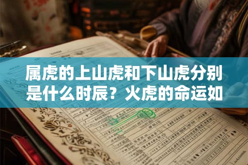 属虎的上山虎和下山虎分别是什么时辰？火虎的命运如何？