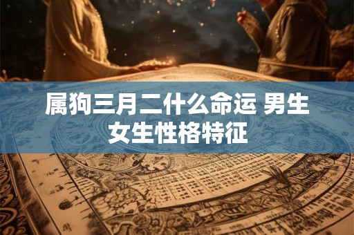 属狗三月二什么命运 男生女生性格特征