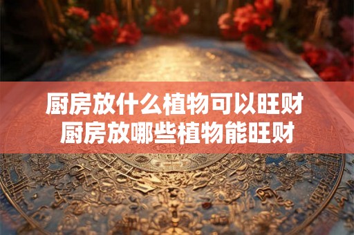 厨房放什么植物可以旺财 厨房放哪些植物能旺财