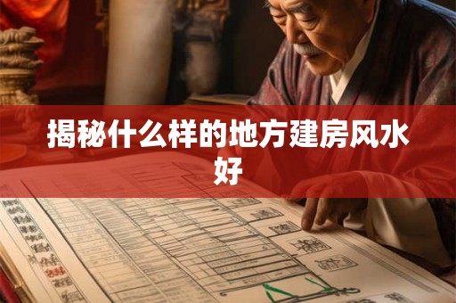 揭秘什么样的地方建房风水好