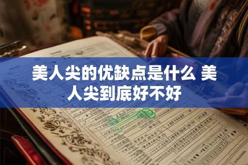 美人尖的优缺点是什么 美人尖到底好不好 美人尖的优缺点是什么 美人尖到底好不好