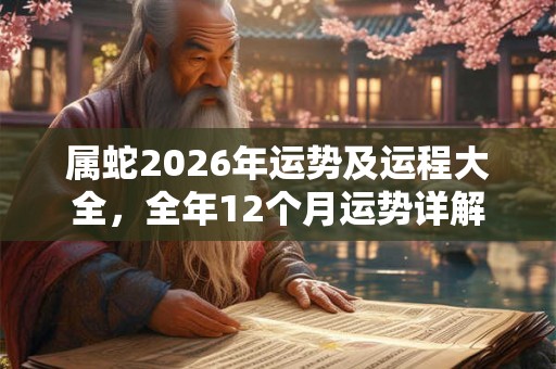 属蛇2026年运势及运程大全,全年12个月运势详解 属蛇2026年运势及运程大全,全年12个月运势详解