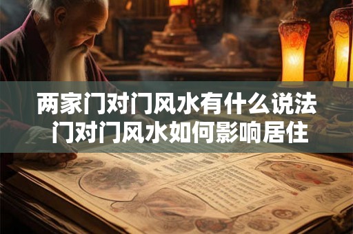 两家门对门风水有什么说法 门对门风水如何影响居住运势