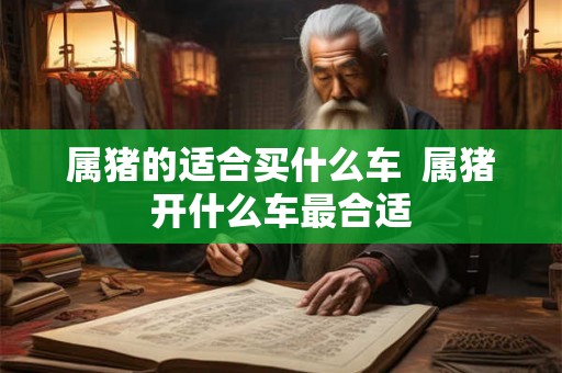 属猪的适合买什么车 属猪开什么车最合适 属猪的适合买什么车 属猪开什么车最合适