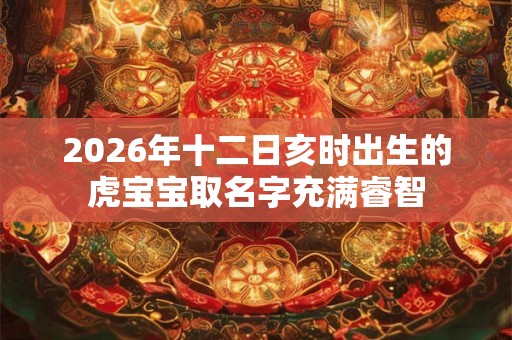 2026年十二日亥时出生的虎宝宝取名字充满睿智 2026年十二日亥时出生的虎宝宝取名字充满睿智