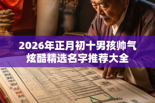 2026年正月初十男孩帅气炫酷精选名字推荐大全