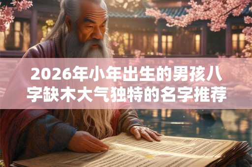 2026年小年出生的男孩八字缺木大气独特的名字推荐 2026年小年出生的男孩八字缺木大气独特的名字推荐