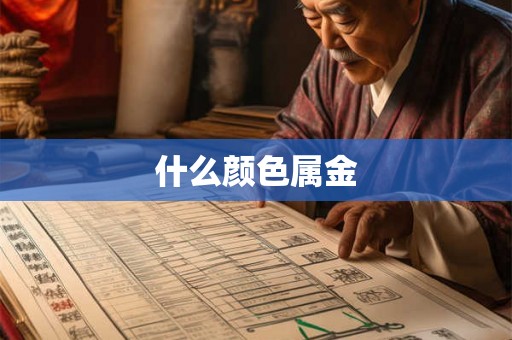 什么颜色属金