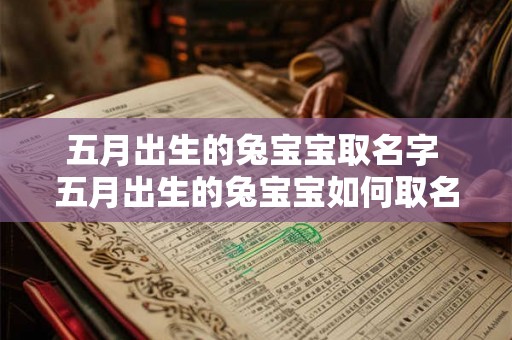 五月出生的兔宝宝取名字 五月出生的兔宝宝如何取名