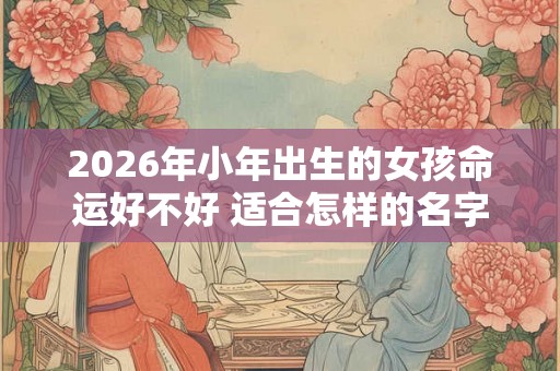 2026年小年出生的女孩命运好不好 适合怎样的名字