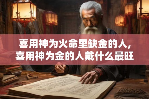 喜用神为火命里缺金的人,喜用神为金的人戴什么最旺