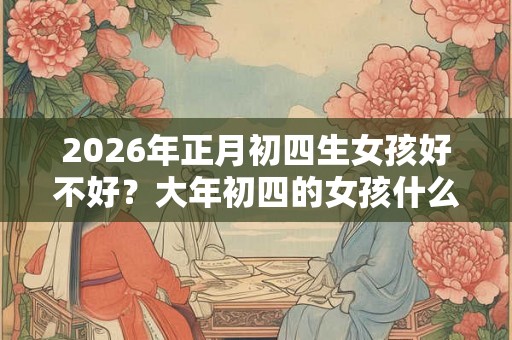 2026年正月初四生女孩好不好？大年初四的女孩什么命？