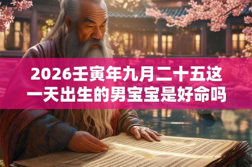 2026壬寅年九月二十五这一天出生的男宝宝是好命吗