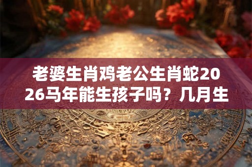 老婆生肖鸡老公生肖蛇2026马年能生孩子吗?几月生的宝宝命运好? 老婆生肖鸡老公生肖蛇2026马年能生孩子吗?几月生的宝宝命运好?