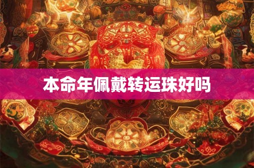 本命年佩戴转运珠好吗