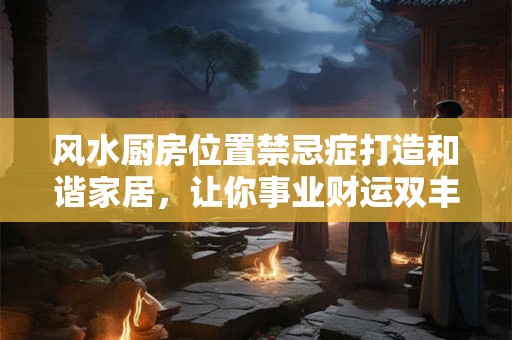 风水厨房位置禁忌症打造和谐家居，让你事业财运双丰收