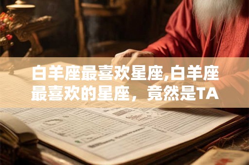 白羊座最喜欢星座,白羊座最喜欢的星座,竟然是TA? 白羊座最喜欢星座,白羊座最喜欢的星座,竟然是TA?