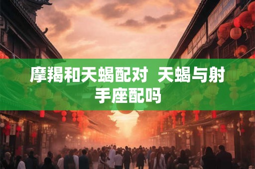 摩羯和天蝎配对  天蝎与射手座配吗