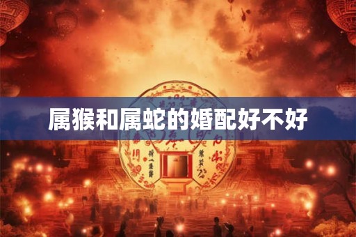 属猴和属蛇的婚配好不好 属猴和属蛇的婚配好不好