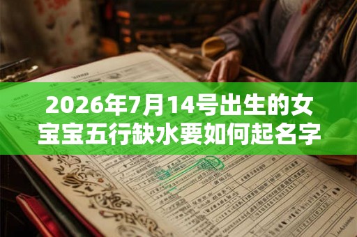 2026年7月14号出生的女宝宝五行缺水要如何起名字