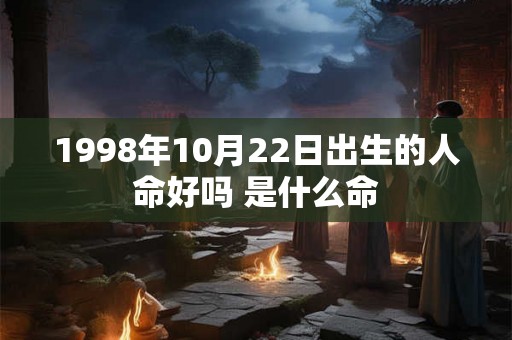 1998年10月22日出生的人命好吗 是什么命