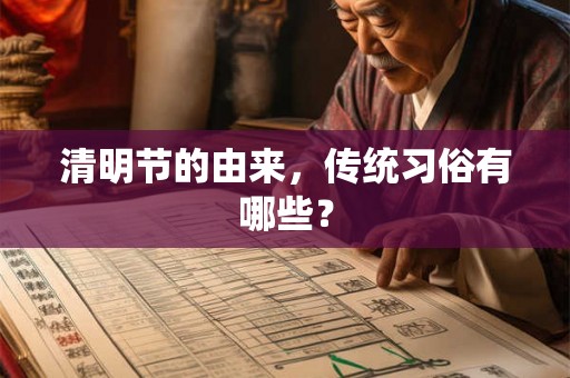 清明节的由来,传统习俗有哪些? 清明节的由来,传统习俗有哪些?