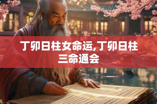 丁卯日柱女命运,丁卯日柱三命通会