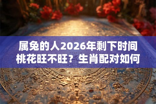 属兔的人2026年剩下时间桃花旺不旺？生肖配对如何？