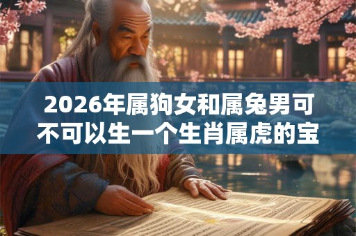 2026年属狗女和属兔男可不可以生一个生肖属虎的宝宝？