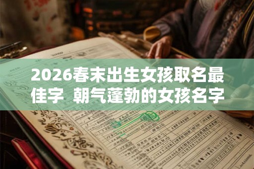 2026春末出生女孩取名最佳字  朝气蓬勃的女孩名字