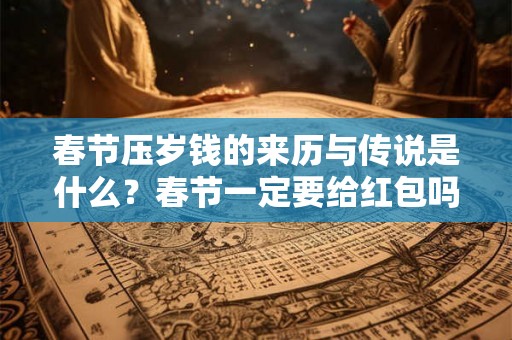 春节压岁钱的来历与传说是什么?春节一定要给红包吗? 春节压岁钱的来历与传说是什么?春节一定要给红包吗?