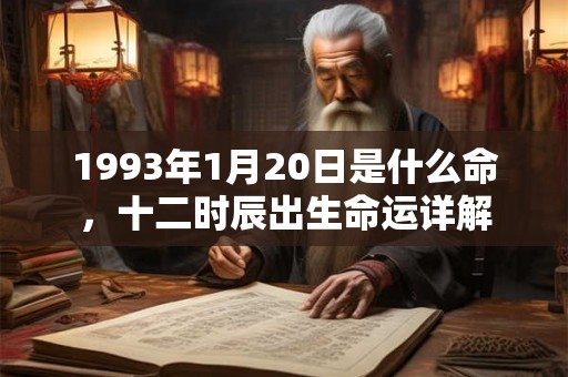 1993年1月20日是什么命,十二时辰出生命运详解 1993年1月20日是什么命,十二时辰出生命运详解