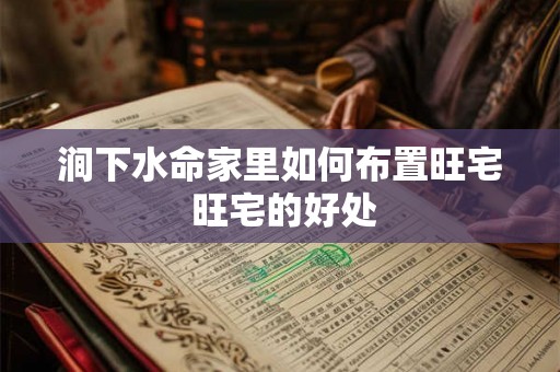 涧下水命家里如何布置旺宅 旺宅的好处