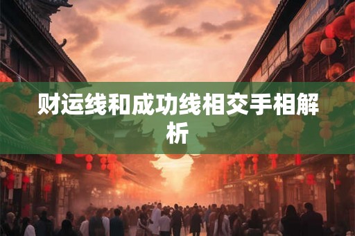 财运线和成功线相交手相解析