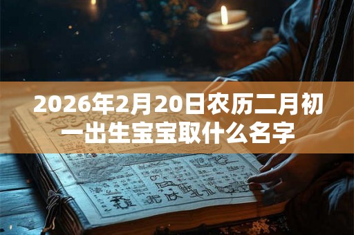 2026年2月20日农历二月初一出生宝宝取什么名字
