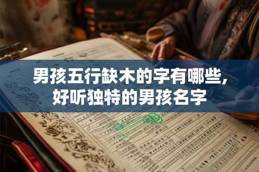 男孩五行缺木的字有哪些,好听独特的男孩名字