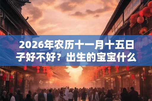 2026年农历十一月十五日子好不好？出生的宝宝什么命？