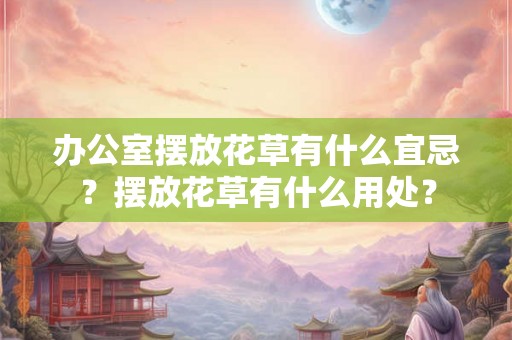 办公室摆放花草有什么宜忌？摆放花草有什么用处？