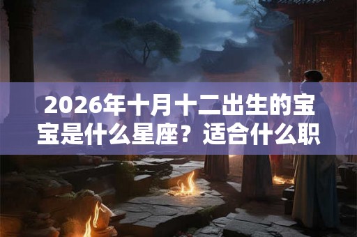 2026年十月十二出生的宝宝是什么星座？适合什么职业？