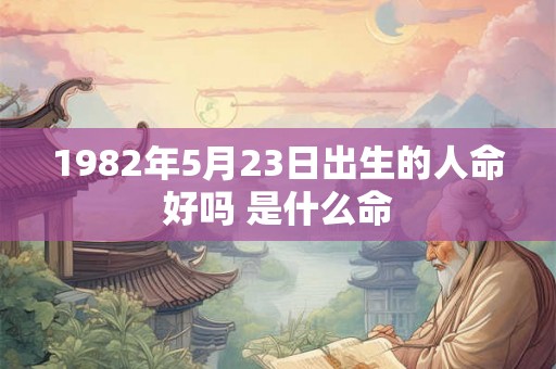1982年5月23日出生的人命好吗 是什么命