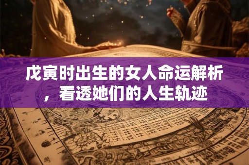 戊寅时出生的女人命运解析,看透她们的人生轨迹 戊寅时出生的女人命运解析,看透她们的人生轨迹