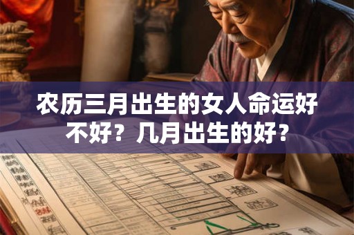 农历三月出生的女人命运好不好？几月出生的好？