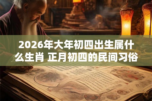 2026年大年初四出生属什么生肖 正月初四的民间习俗