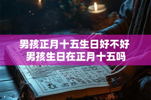 男孩正月十五生日好不好 男孩生日在正月十五吗 男孩正月十五生日好不好 男孩生日在正月十五吗